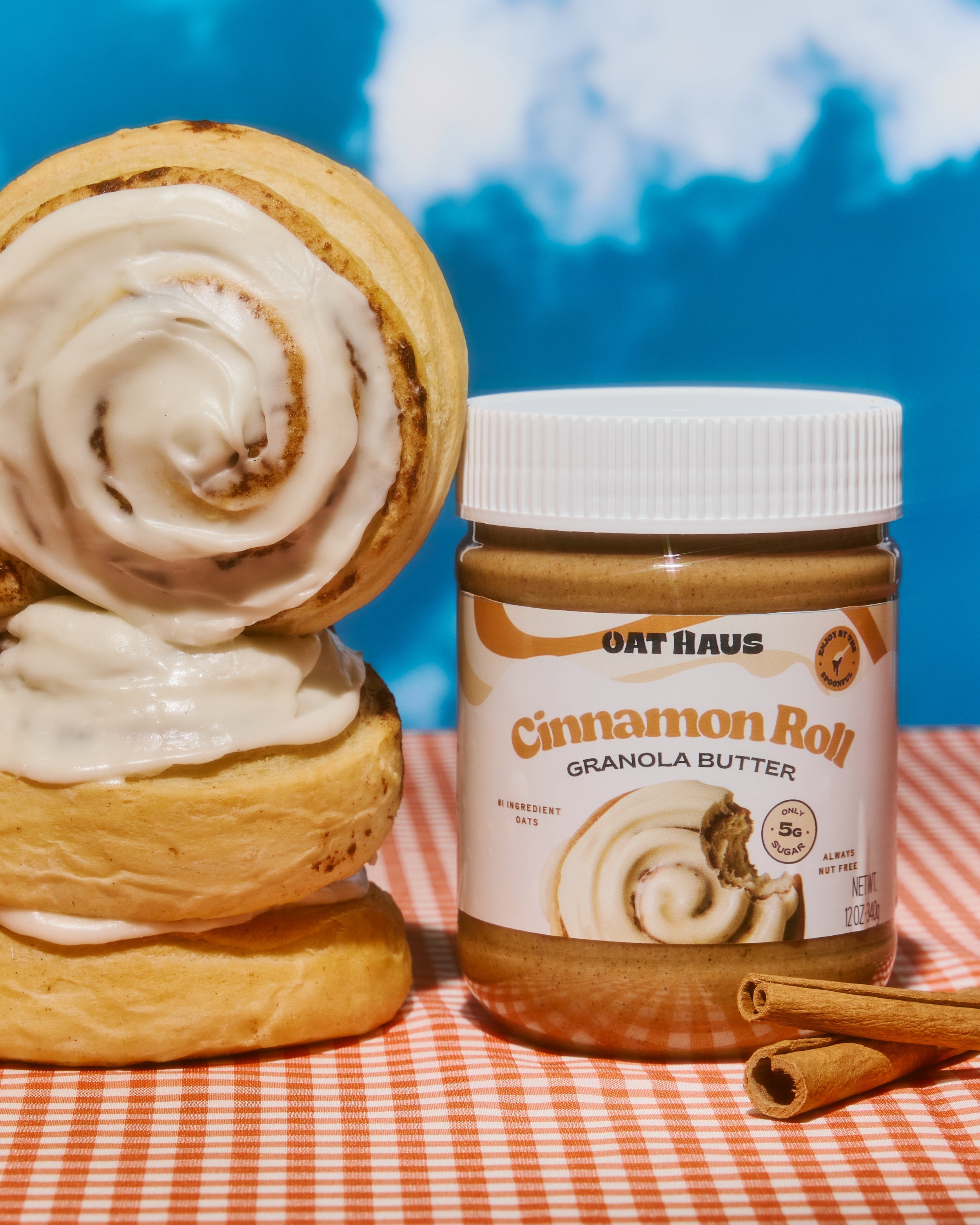 Cinnamon Roll Granola Butter