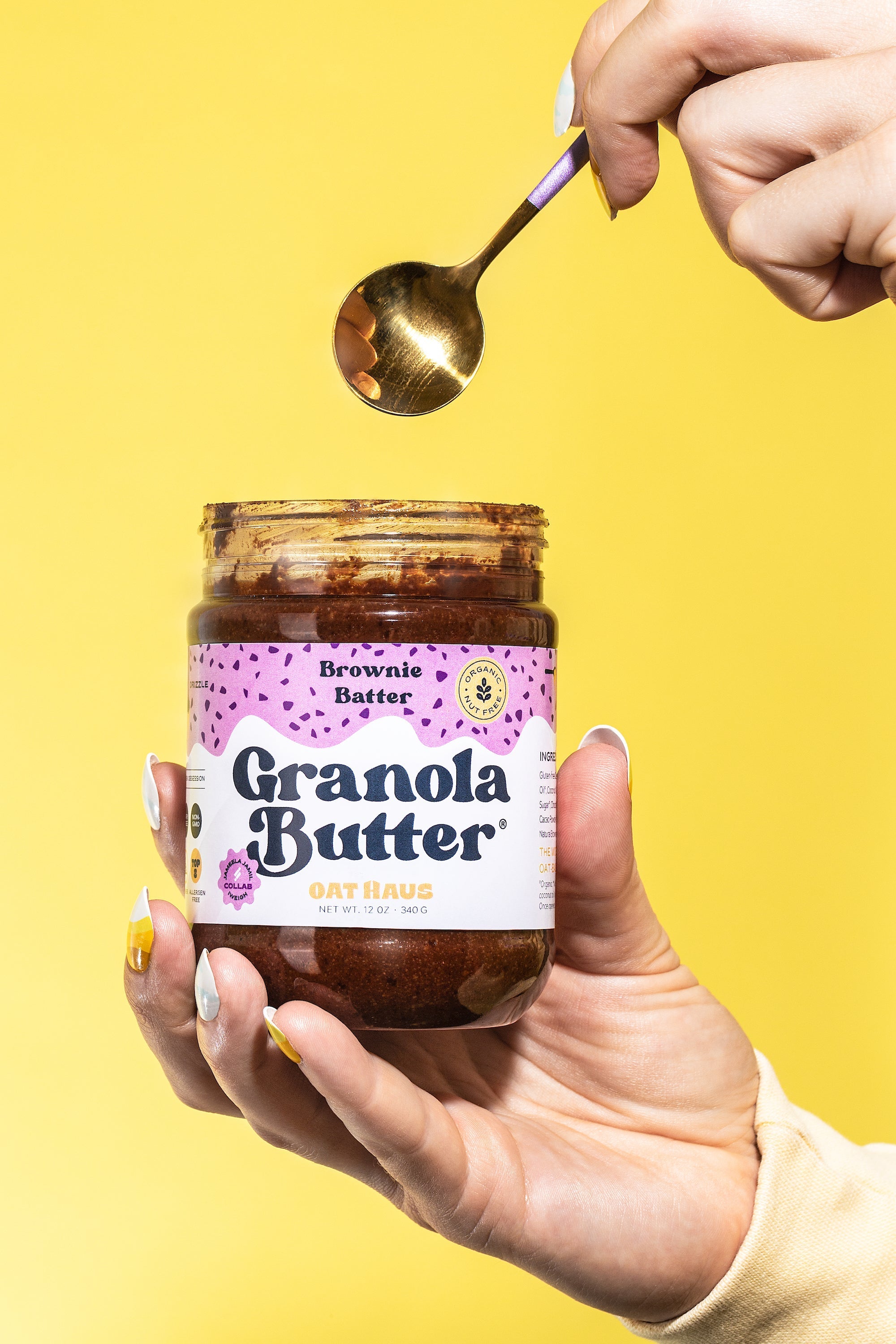 Brownie Batter Granola Butter