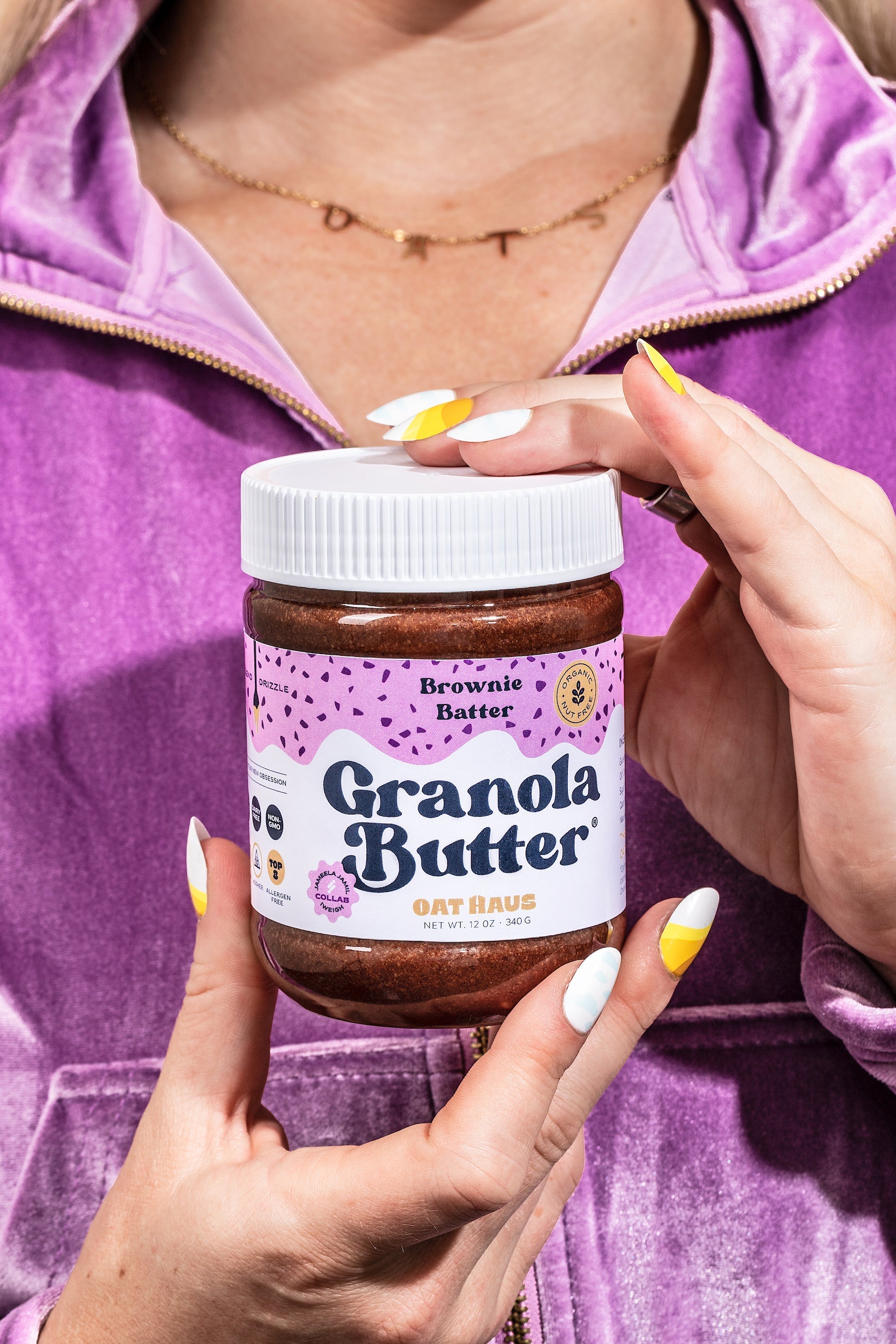 Brownie Batter Granola Butter