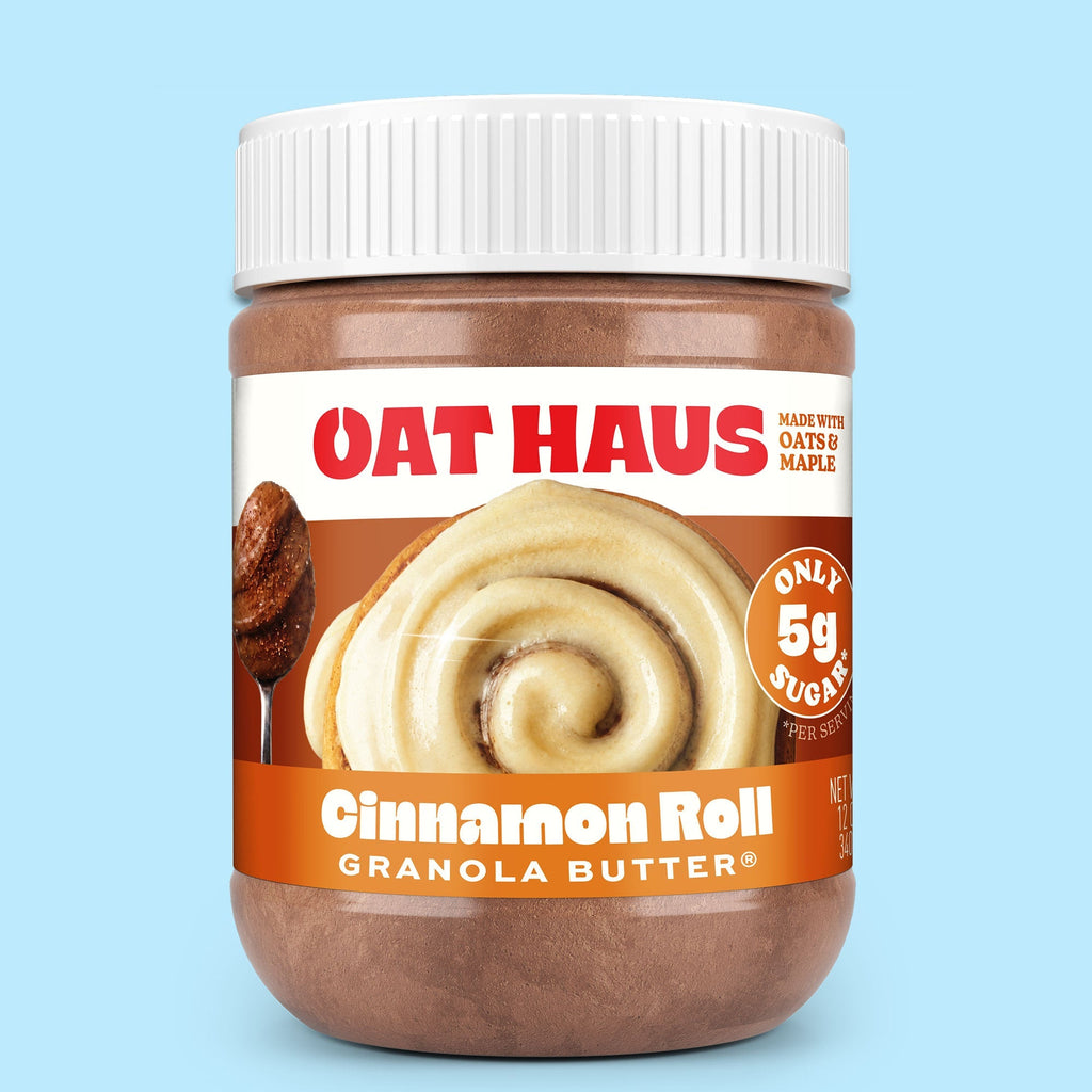 Cinnamon Roll Granola Butter