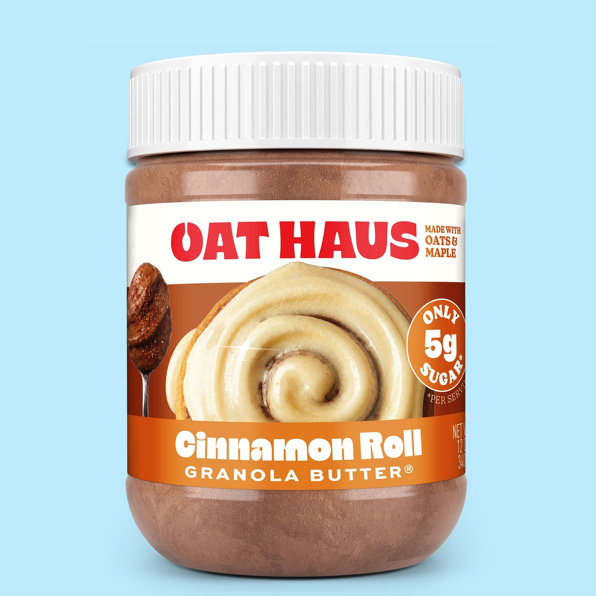 Cinnamon Roll Granola Butter