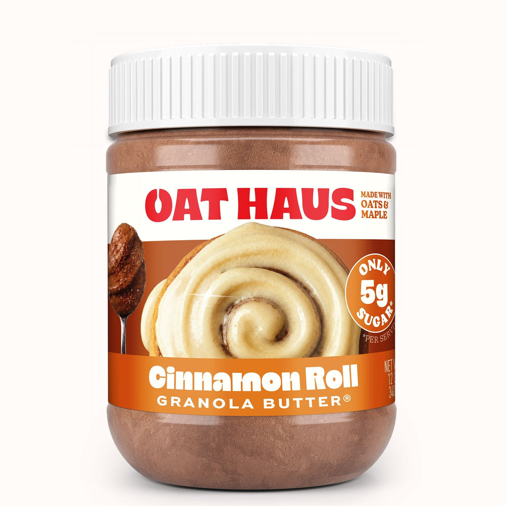 Cinnamon Roll Granola Butter