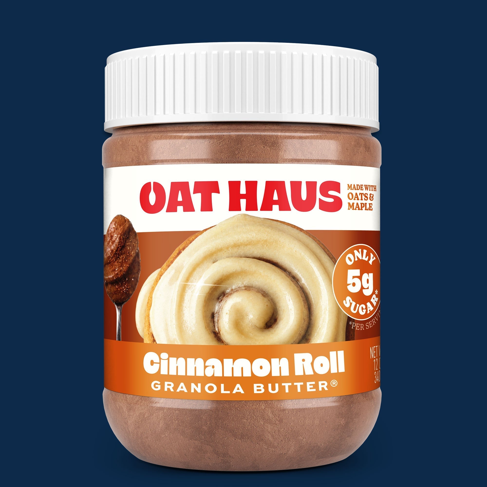 Cinnamon Roll Granola Butter