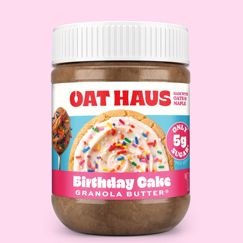 Birthday Cake Granola Butter