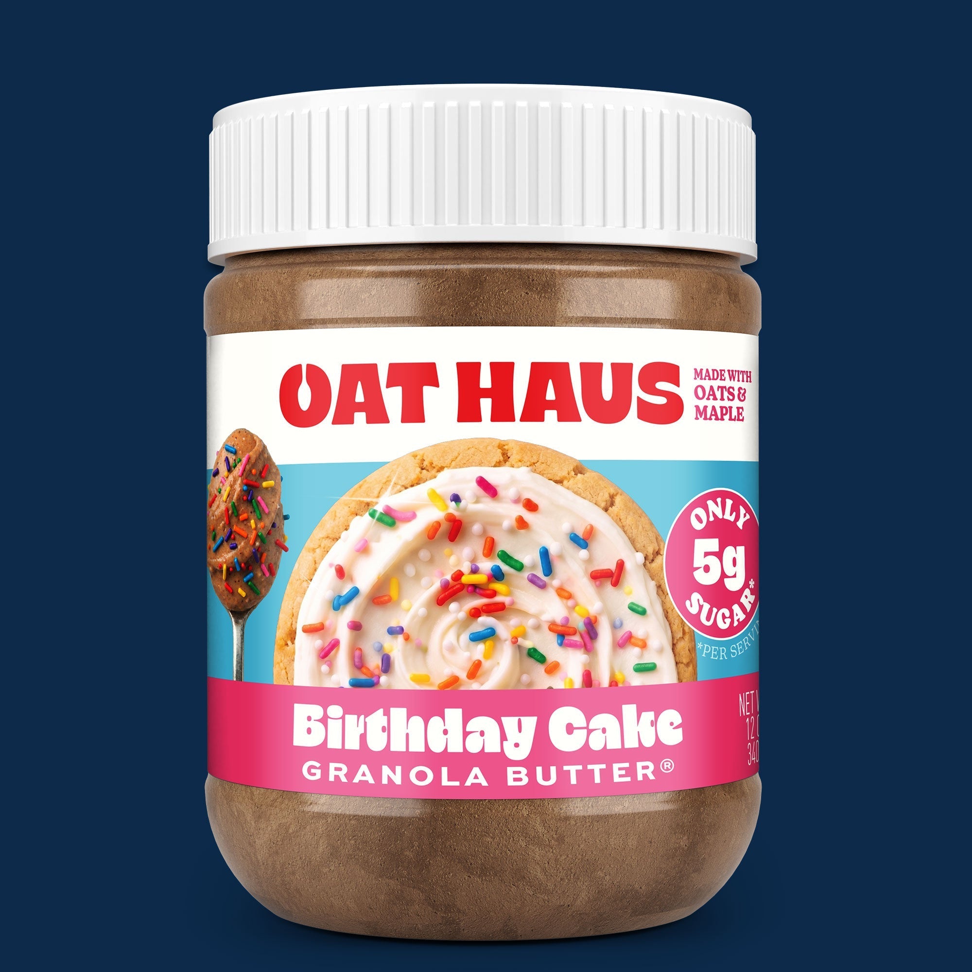 Birthday Cake Granola Butter