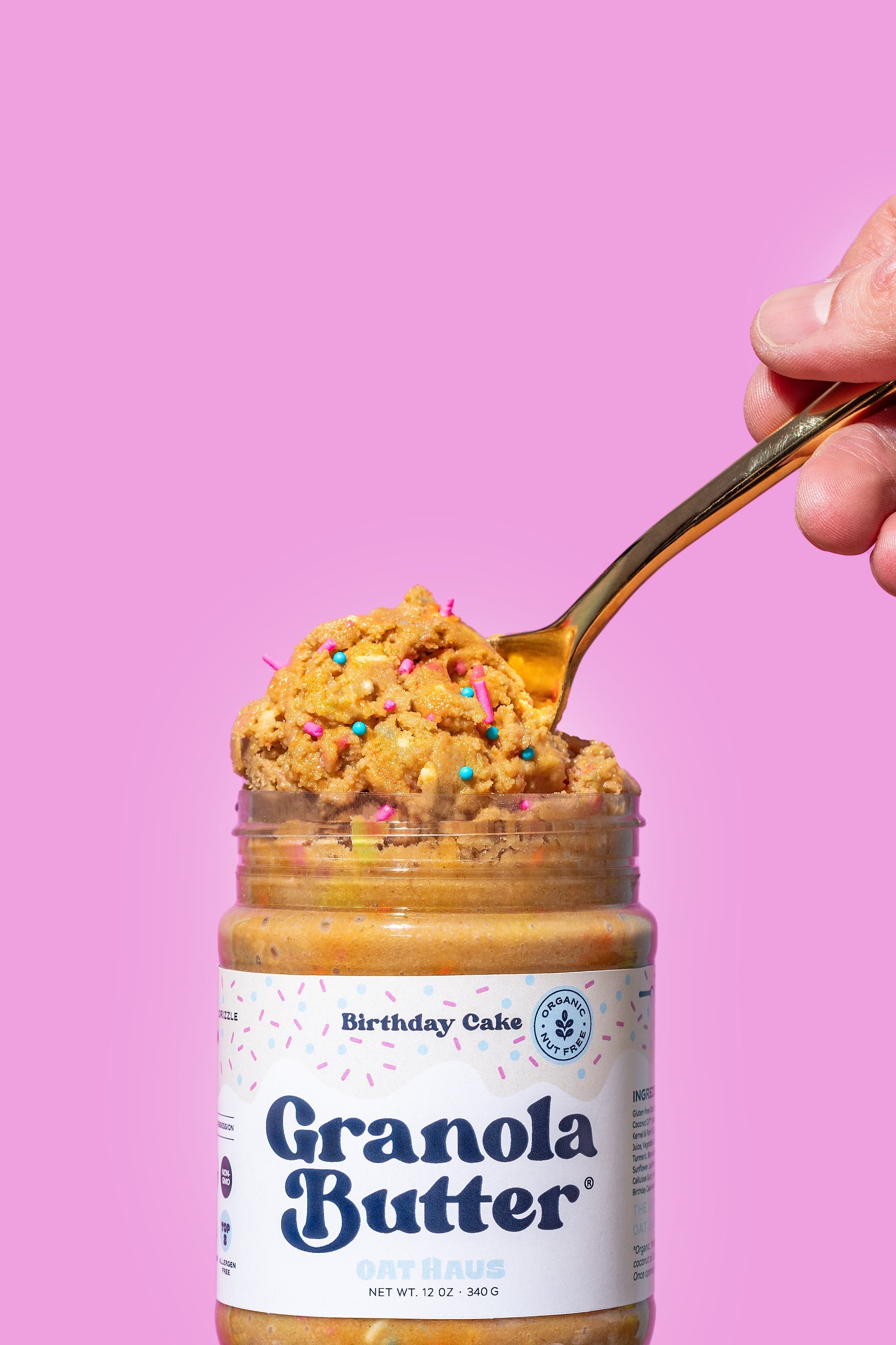 Birthday Cake Granola Butter