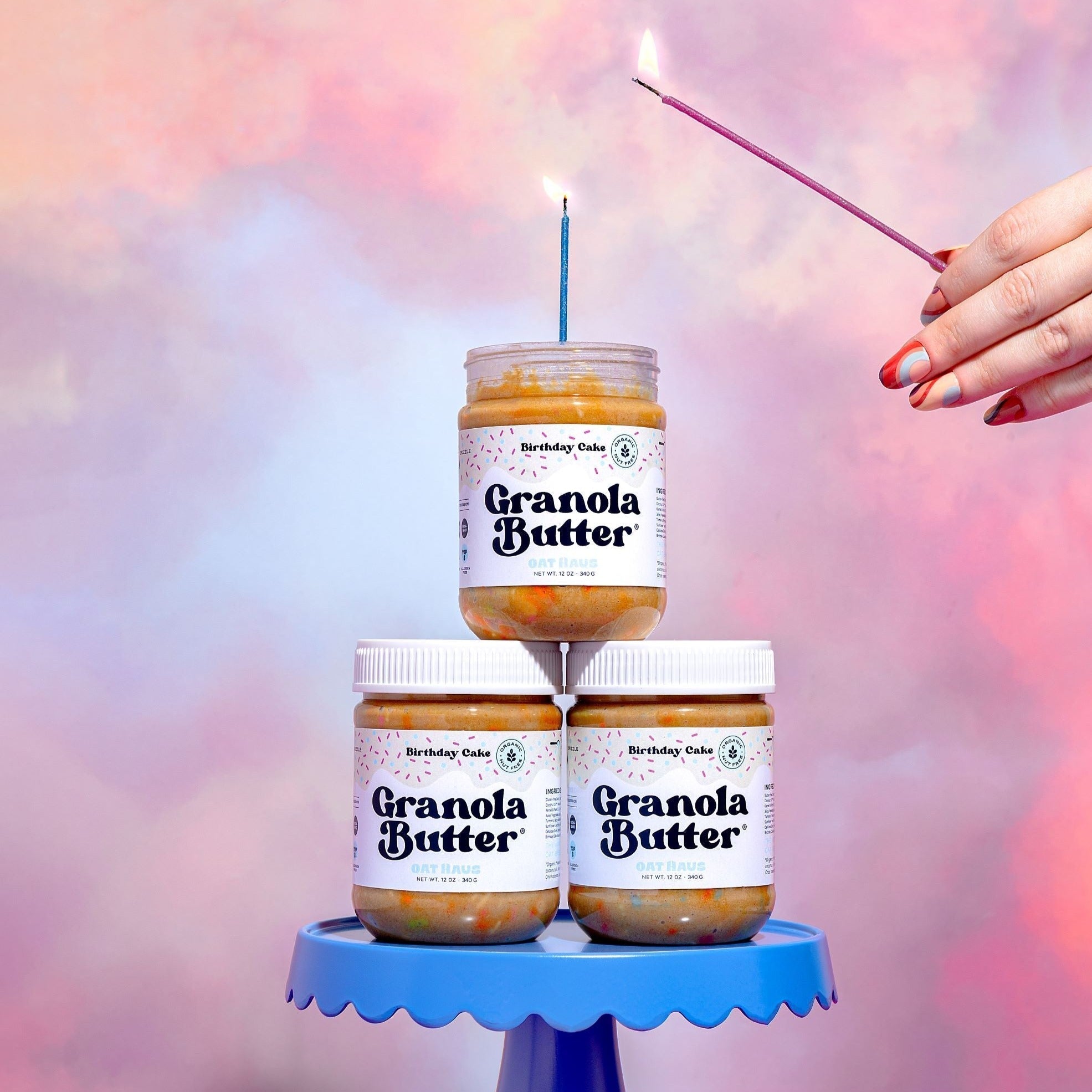 Birthday Cake Granola Butter