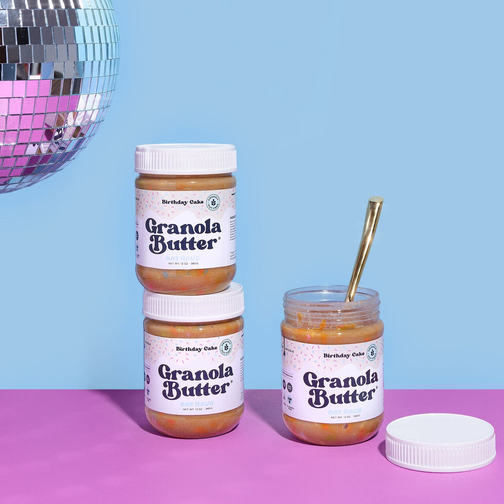 Birthday Cake Granola Butter
