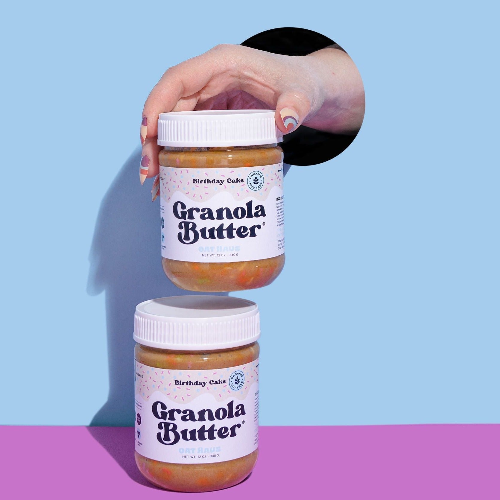 Birthday Cake Granola Butter